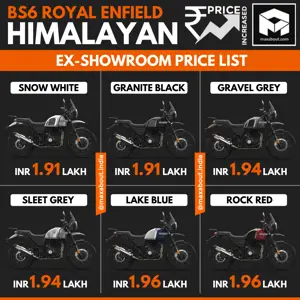 BS6 Royal Enfield Himalayan Price Increased by INR 1900
